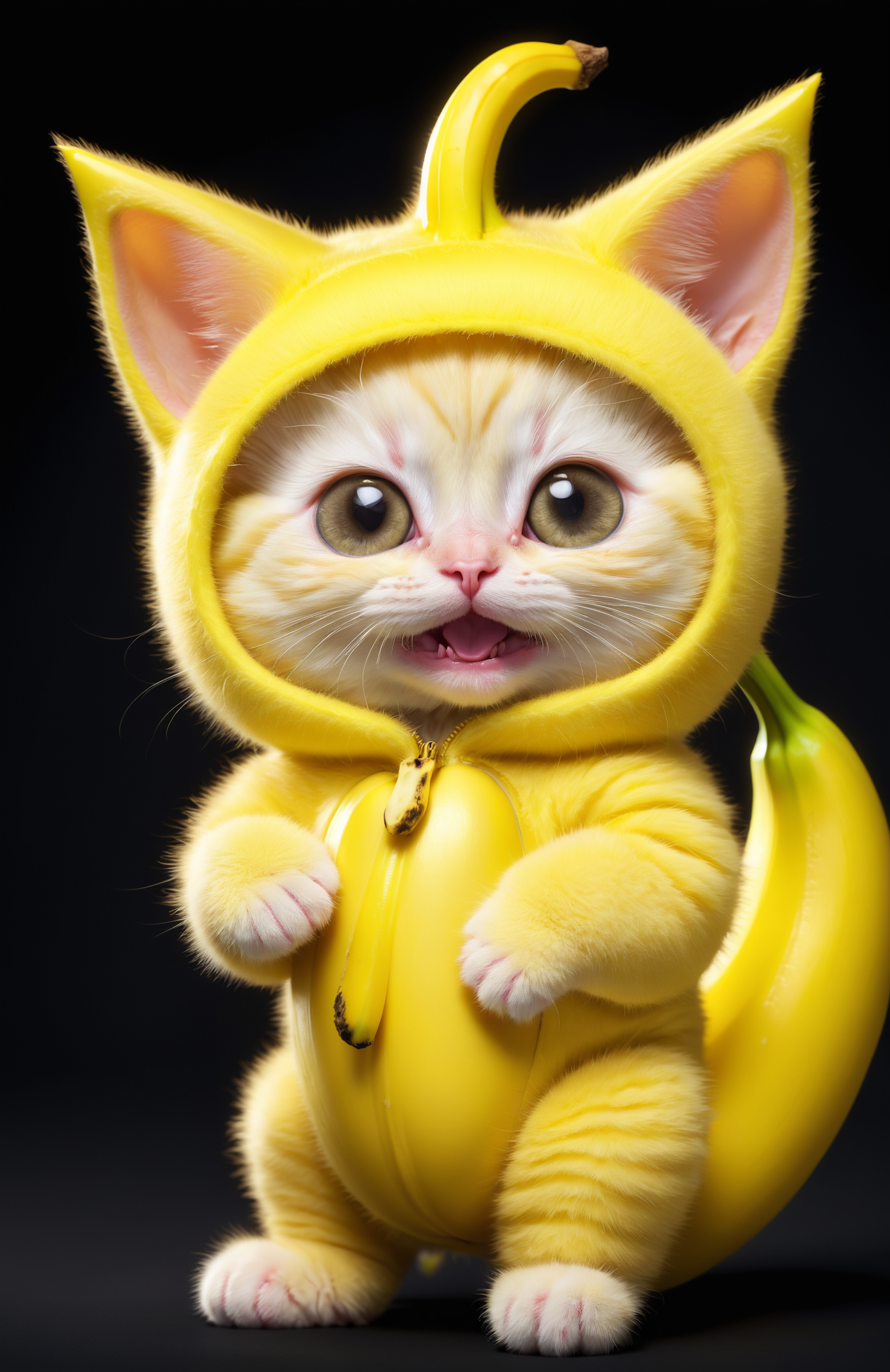 5070934-4289901721-🐱 😆A kitten wearing a banana suit that may be too big or too small to add an element of silliness to it, And the whole body look.png